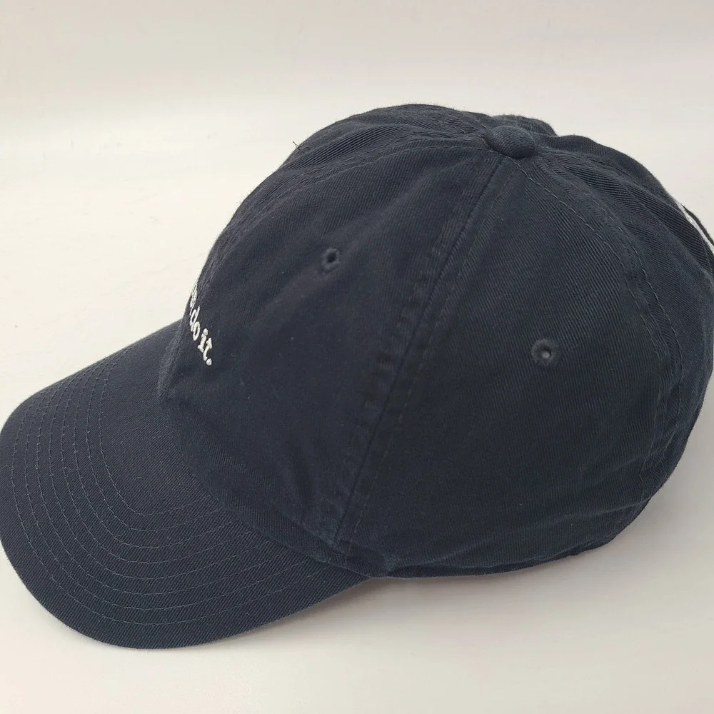 Nike Hat Strapback Black White Just Do It Heritage86 1Size Casual Dad Cotton Men
